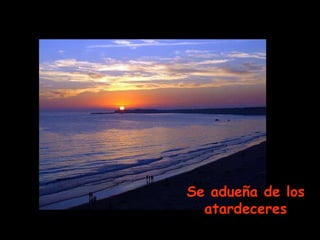 Se adueña de los atardeceres