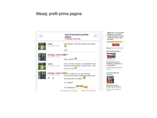 Mesaj: profil prima pagina
 