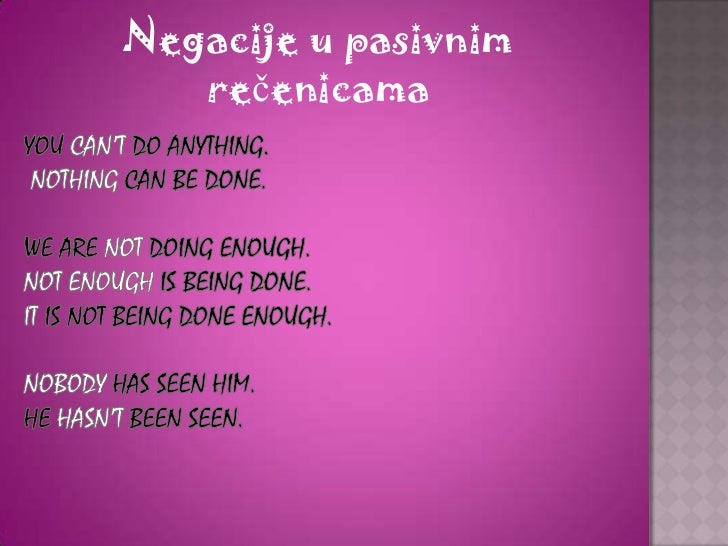 Pasiv u engleskom jeziku - Jovana Došlo - Daniela Stanković
