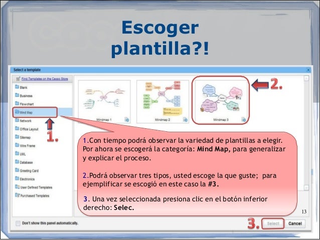 Escoger
plantilla?!
1.Con tiempo podrá observar la variedad de plantillas a elegir.
Por ahora se escogerá la categoría:...