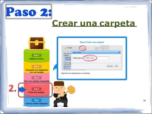 Crear una carpeta
34