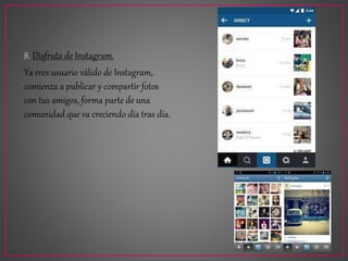 PASO A PASO PARA CREAR UNA CUENTA EN INSTAGRAM | PPTX