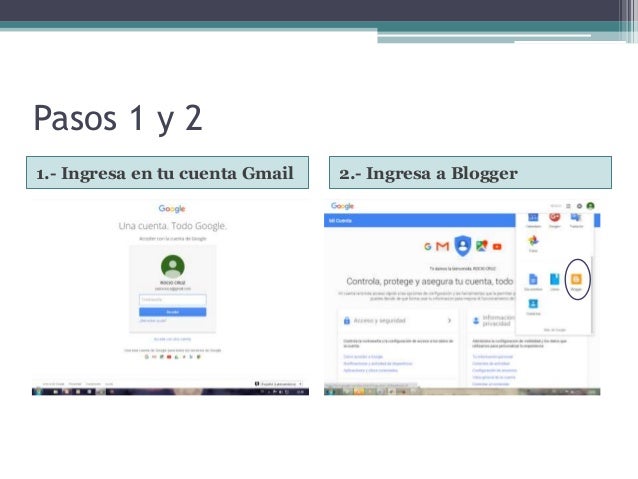 Resultado de imagen de pasos para crear un blog paso 1