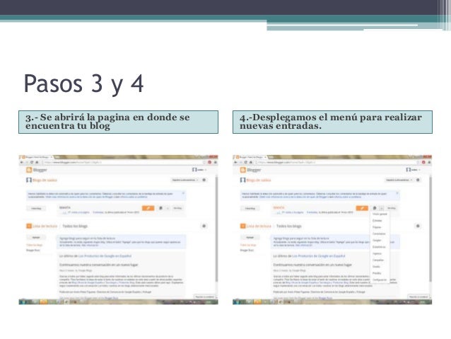 Resultado de imagen de pasos para crear un blog paso 1