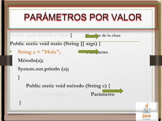 Paso de parametros | PPTX