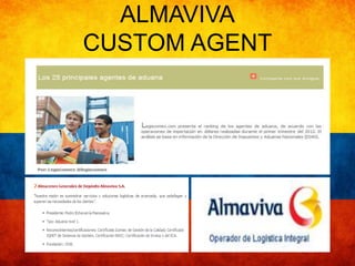 ALMAVIVA 
CUSTOM AGENT 
 