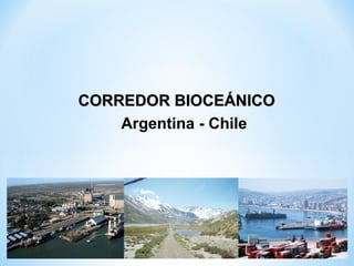 CORREDOR BIOCEÁNICOCORREDOR BIOCEÁNICO
Argentina - Chile
 