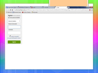 Paso para entrar a la plataforma sofía plus