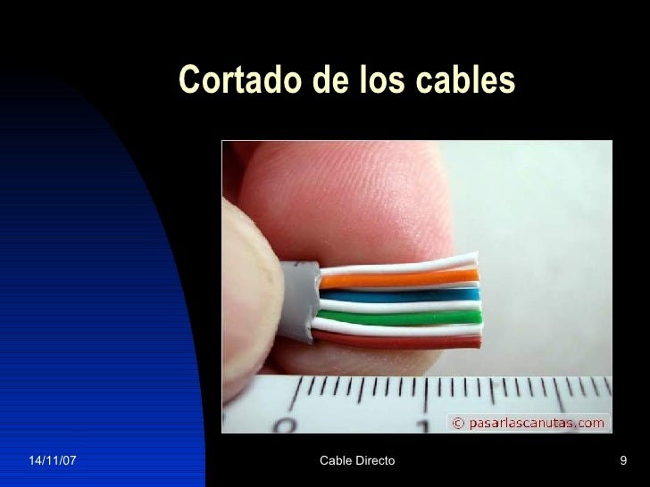 Pasos Para Realizar Un Cable Directo
