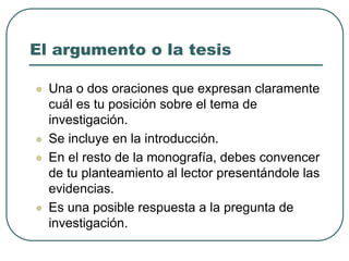 Pasos Para Una Buena MonografíA