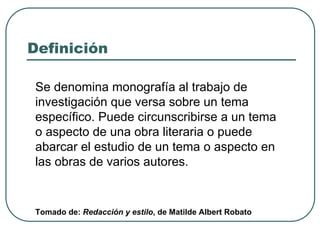 Pasos Para Una Buena MonografíA