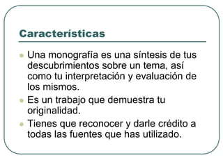 Pasos Para Una Buena MonografíA