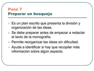 Pasos Para Una Buena MonografíA