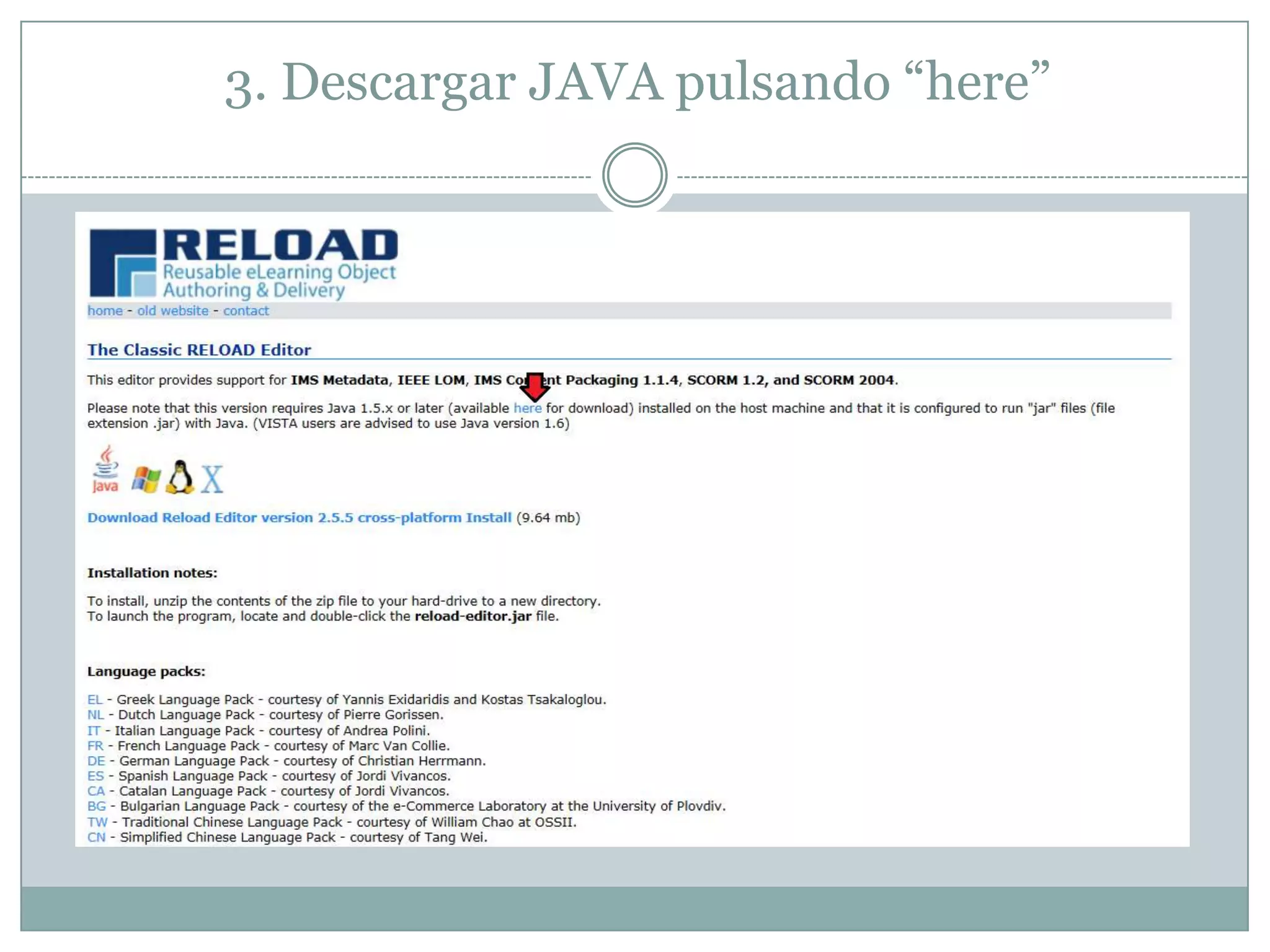 Pasos a seguir en la descarga, instalación y uso de reload editor ...