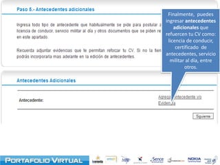 Finalmente, tu evidencia se  visualizará así.