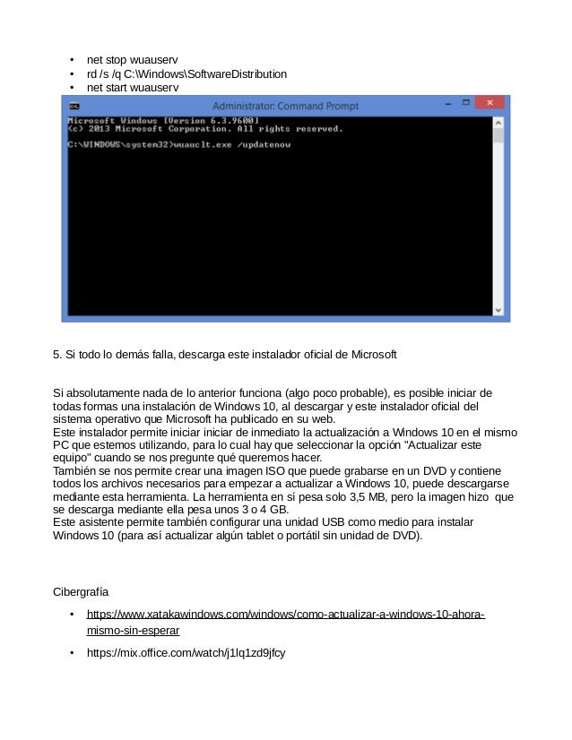 Pasos Instalar Windows 10
