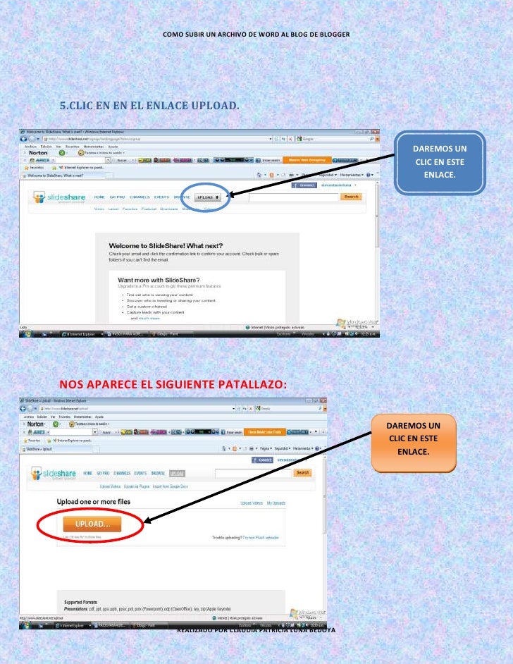 Pasos Para Agregar Archivo De Word En Un Blog De Blogger