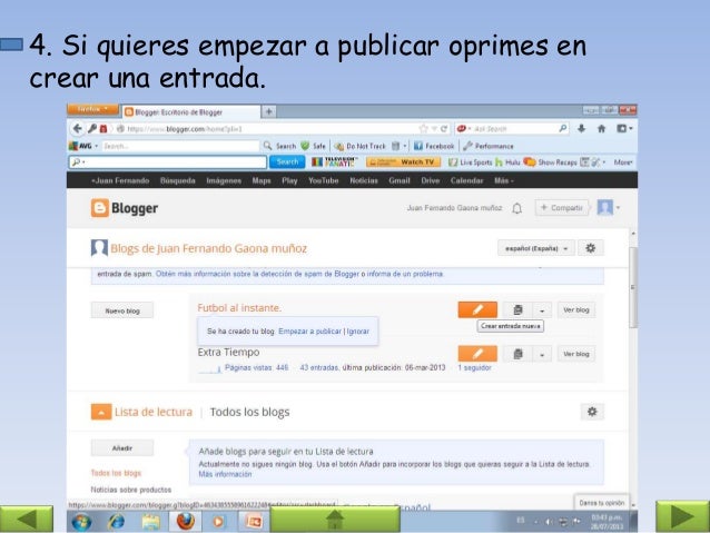 Pasos Para Crear Un Blog Y Una Webquest