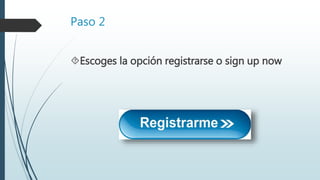 Pasos para crear una cuenta en scribd | PPTX
