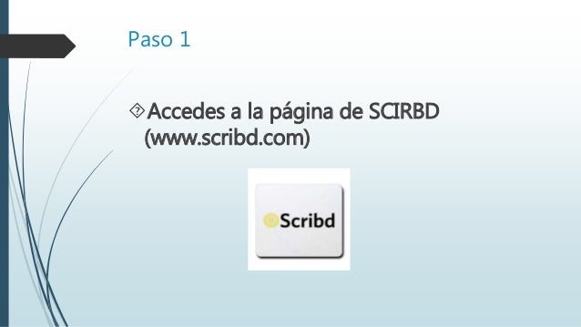 Slideshare Y Scribd Es Necesario Crear Una Cuenta