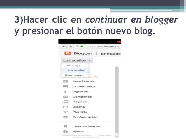 Resultado de imagen para hacer clic para nuevo blogger