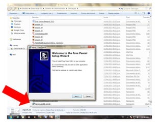 Pasos para descargar la herramienta free pascalcompiler