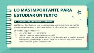 Pasos para estudiar un texto RELATOS DE LA DICTADURA.pptx