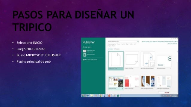 programa para hacer tripticos