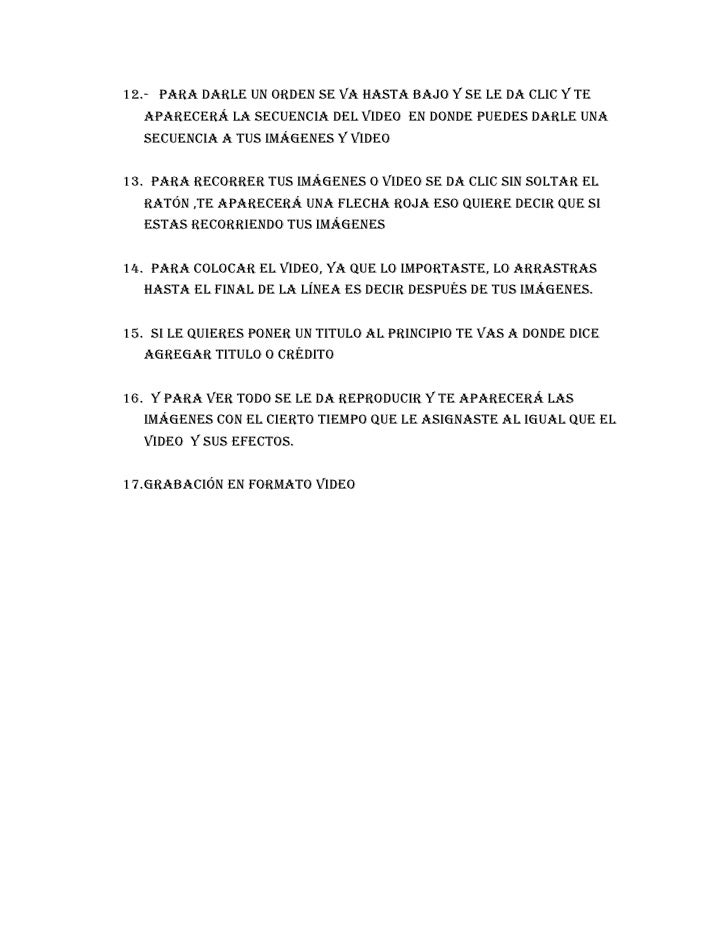 Pasos para hacer video en movie maker