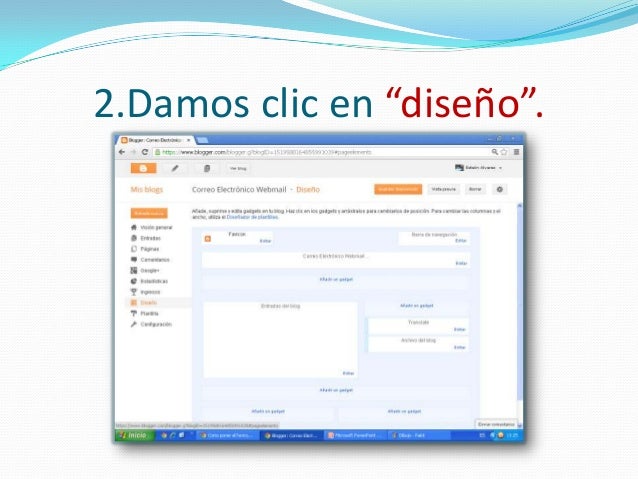 3.Hacemos clic en “añadir gadget”. 