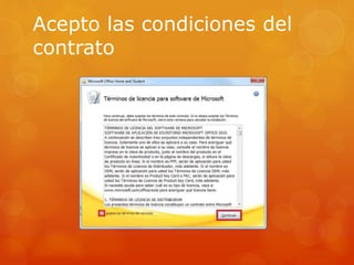 Acepto las condiciones del
contrato
 