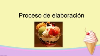 Proceso de elaboración
 