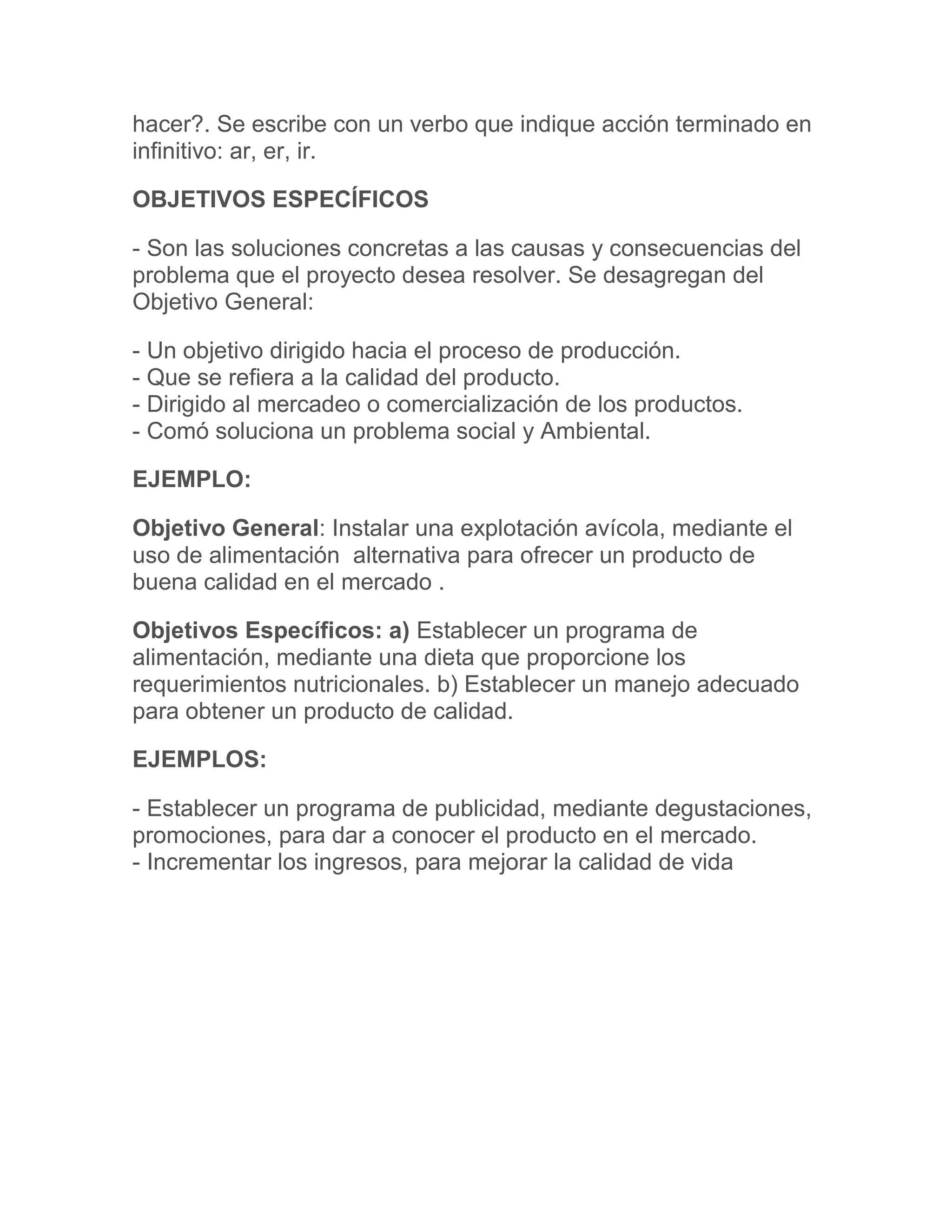 Pasos para la elaboracion de la justificacion y los objetivos