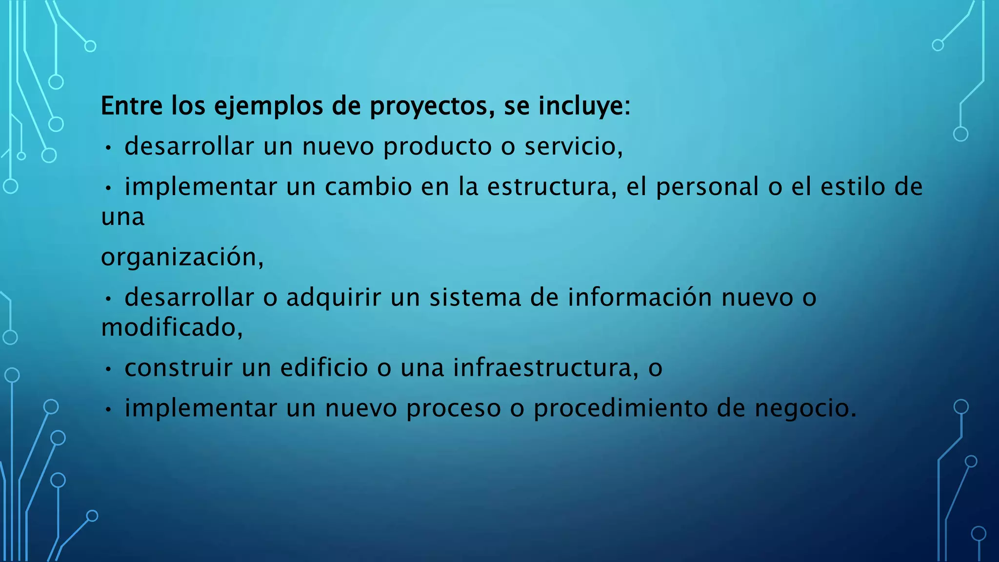 Pasos para la elaboracion de un proyecto segun la pmbok | PPT