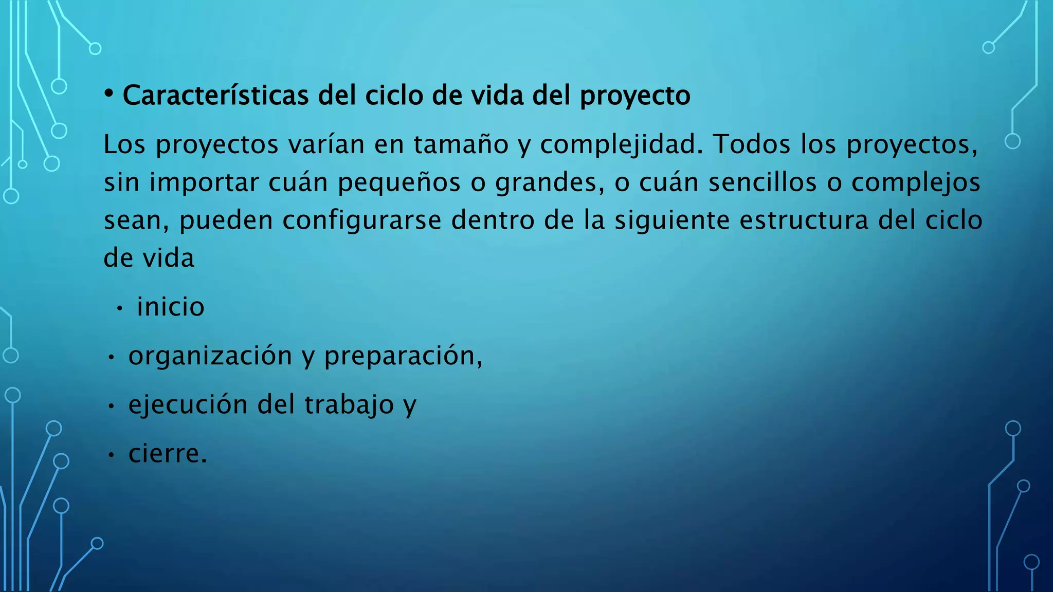 Pasos para la elaboracion de un proyecto segun la pmbok | PPT