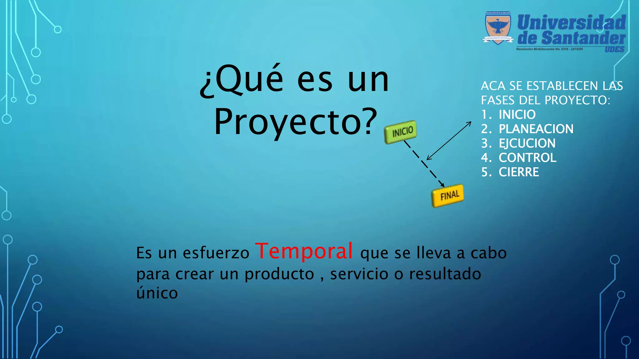 Pasos para la elaboracion de un proyecto segun la pmbok | PPT
