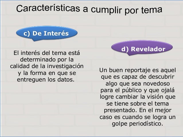Pasos para realizar un reportaje
