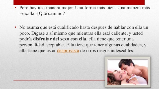 Pasos para ser un seductor