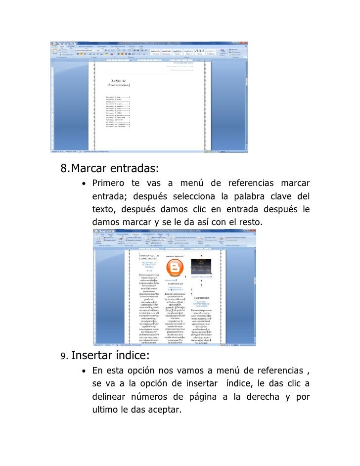 Pasos para trabajar word