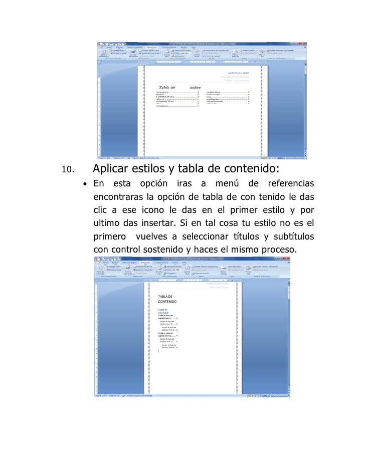 Pasos para trabajar word