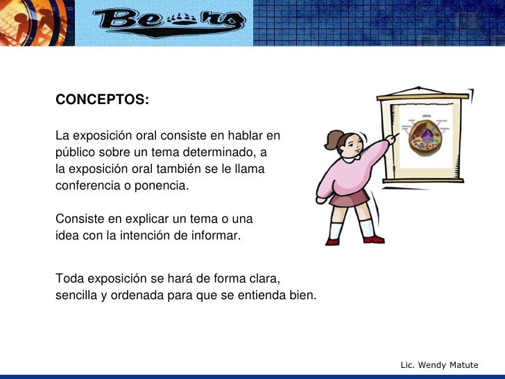 Pasos para una exposición
