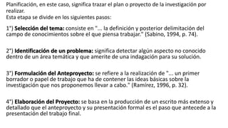 Pasos para un proyecto de investigación.ppt