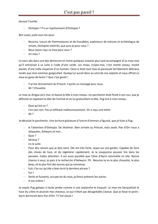 Onitopia Rodedi Pas pareil | PDF