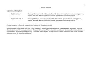 Pass fail clinical performance evaluation tool | DOC