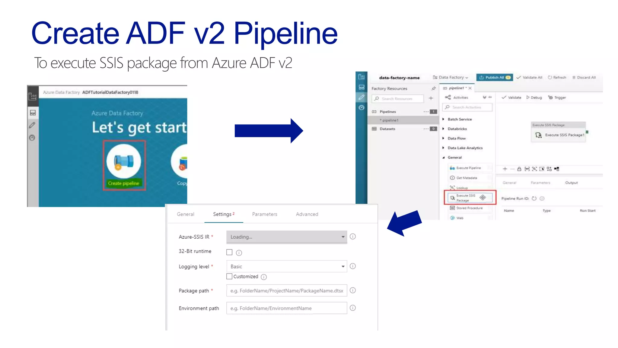Create ADF v2 Pipeline
 