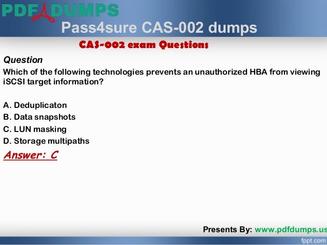 CAS-004予想試験