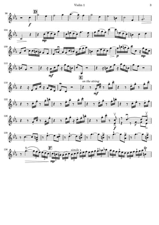 Violin 1                                                          3

96            D


          f
104



                  mp
109


                                                                                   p                       mp
113




                           mf                     E
118
                                                       on the string



                                                                 mf
122




126




                                                                               f
130                    2                3                                  4




136
      2                    F                simile 1              2                    3           2        1

                                                                       3   3                           3
              3                                        3     3                             3   3
                  3             3   3        3
                           mp
 