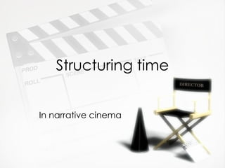 Structuring time In narrative cinema 