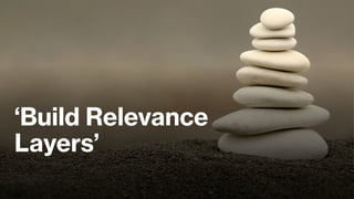 ‘Build Relevance
Layers’
 