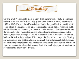 a passage to india themes